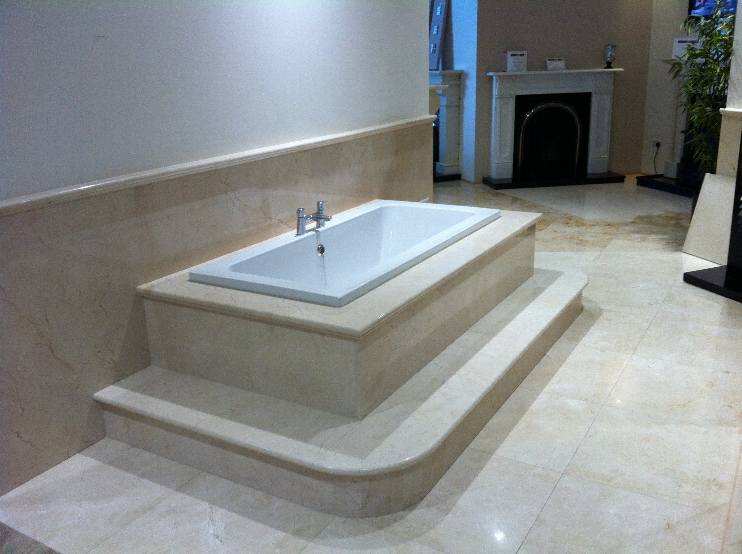 Marble Fronted Bathtub
