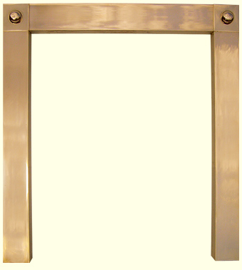 Solid Brass Trim with Circle and Square